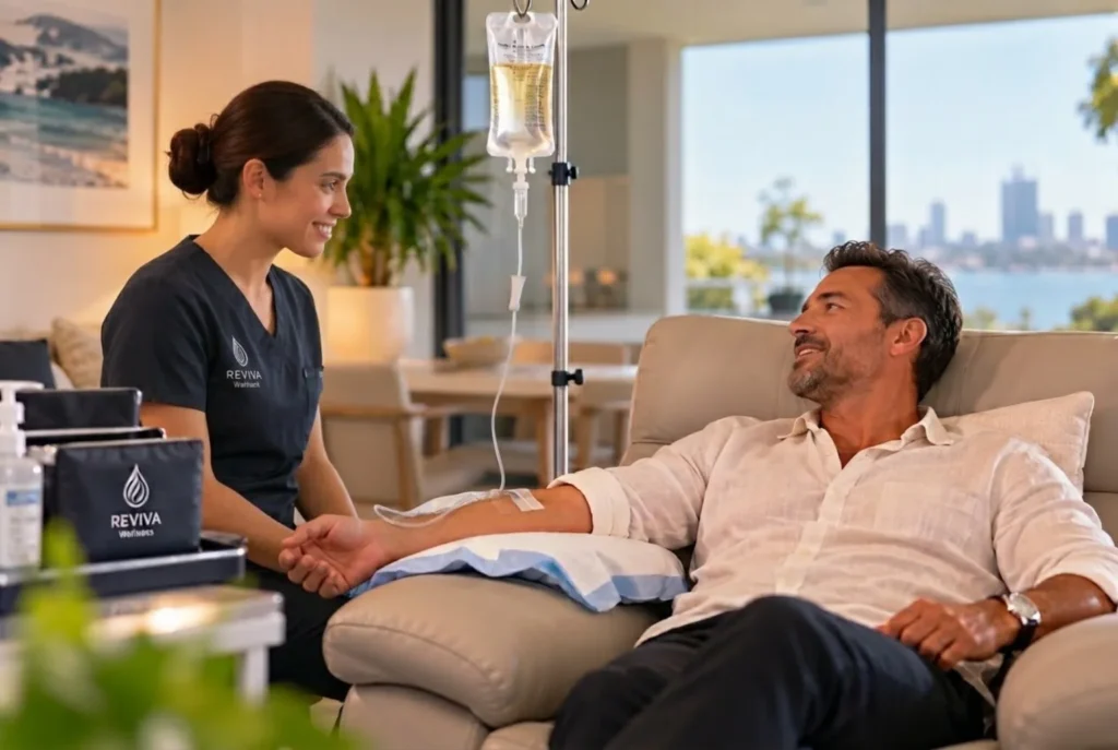 Mobile IV therapy and hydration appointment in Perth - Reviva Wellness